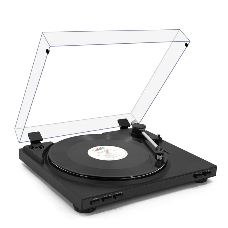 High Glossy Wireless Vinyl Record  LP Player  BT Belt-Drive Turntable with AT-3600L Magnetic Cartridge