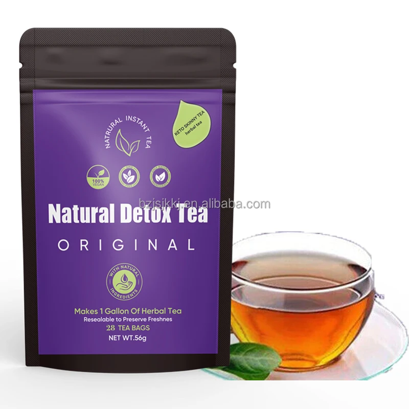 Private label OEM ODM Custom logo Factory RTS Matcha enzyme powder tea weight less shopify tummy fat burner constipation