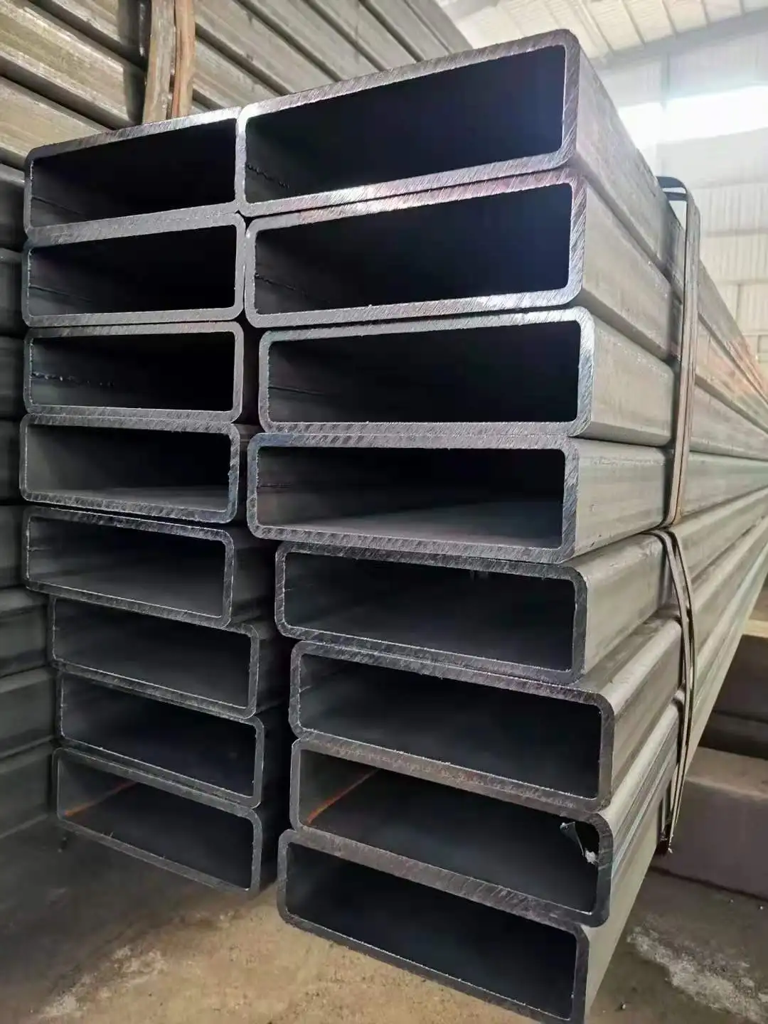 Galvanized square tube Q235B square tube galvanized square tube hot dip galvanized welded steel pipe manufacturer