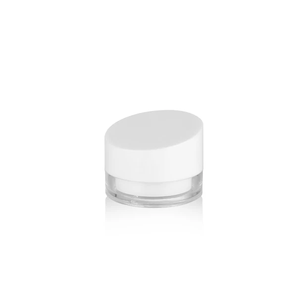 Customized 20Ml Cosmetic Packaging Round Plastic Pet Skin Care Cream Jar