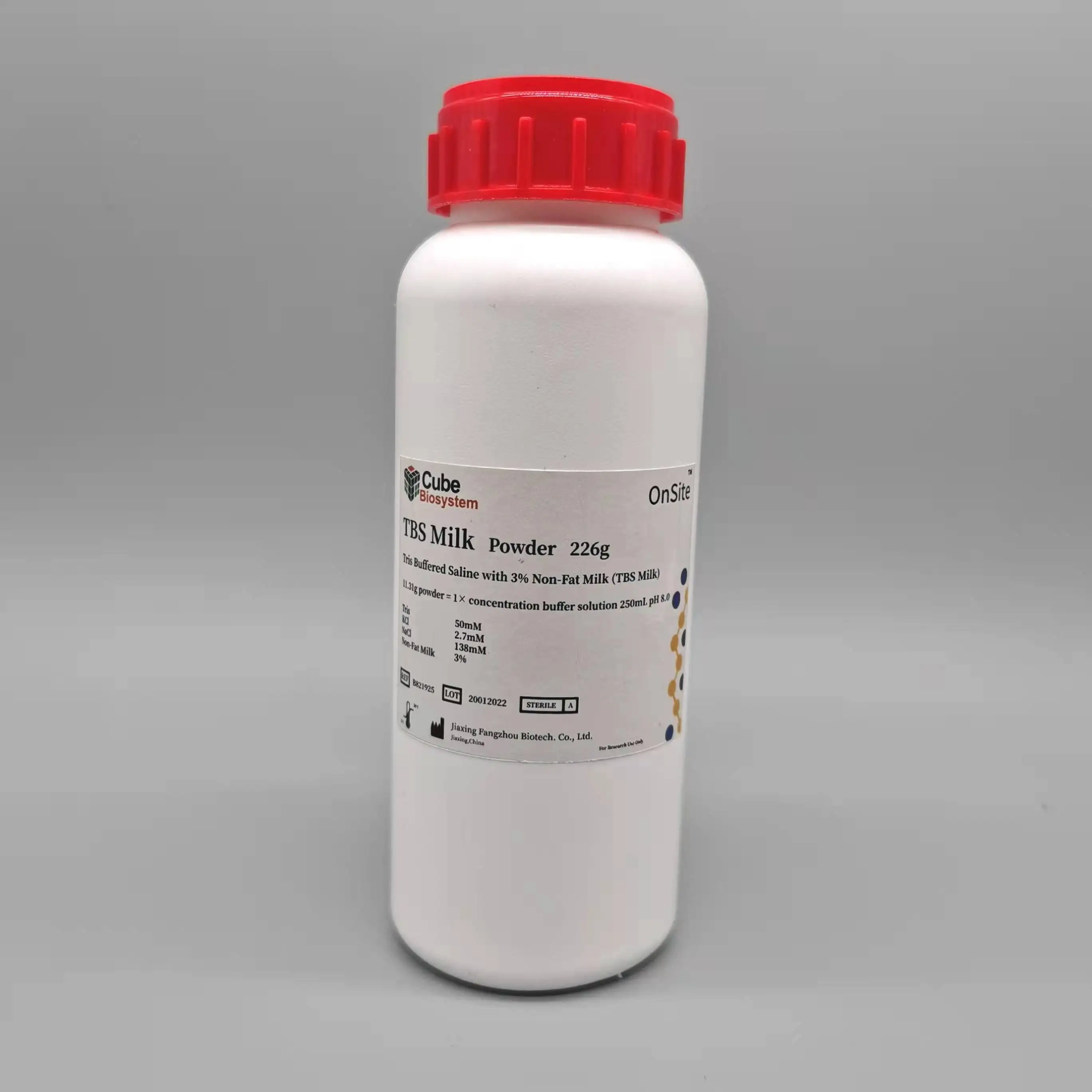 Good quality Phosphate Buffered Saline with 3% Non-Fat Milk TBS Milk Washing Buffer for Western Blot