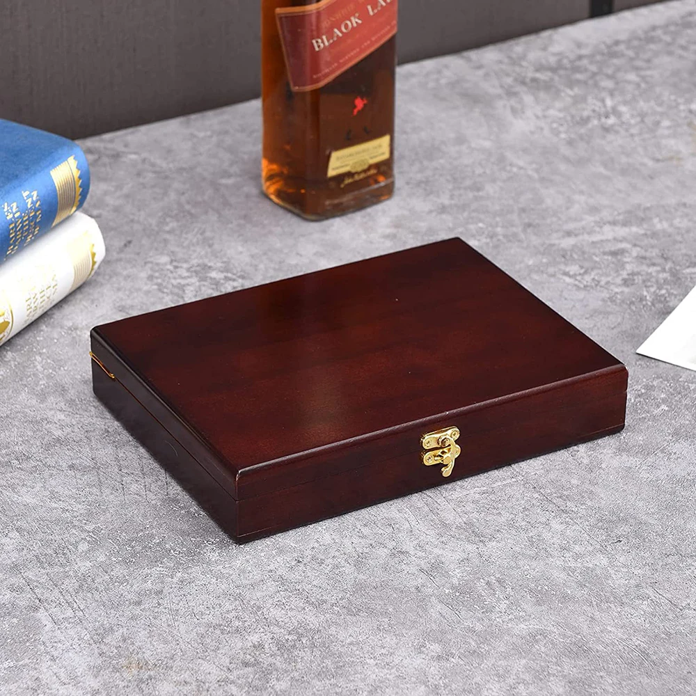 luxury Hot items cedar finished printing color flip lid crafts custom size ventilate solid storage wooden cigar boxes