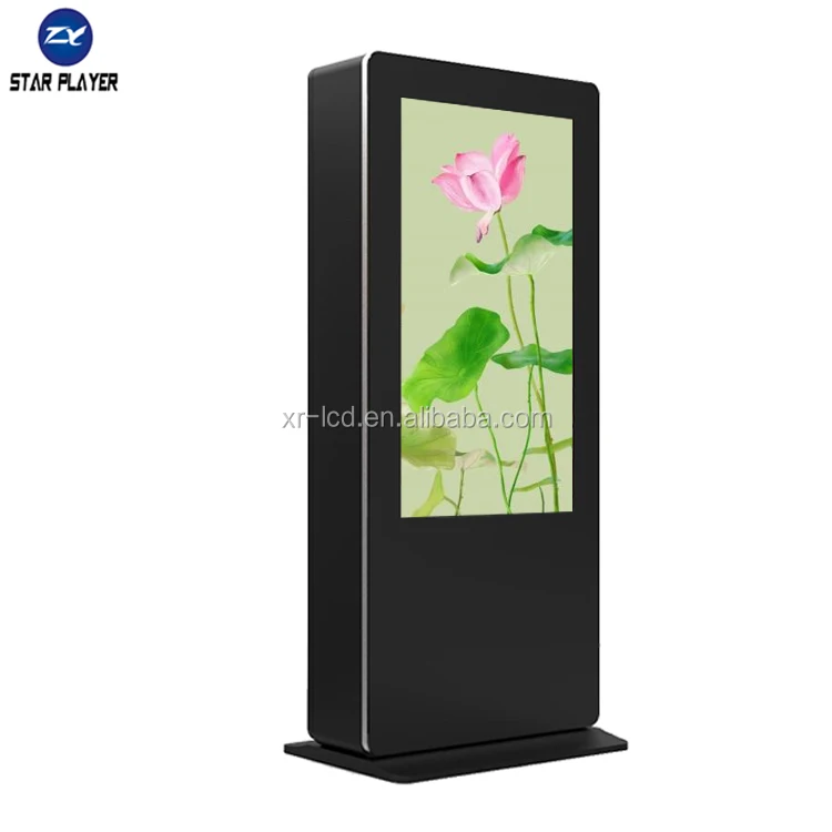 Высокая яркость 65 дюймов открытый Digital Signage рекламы цифровой ЖК-экран высокого разрешения экрана дисплея прямые продажи с фабрики