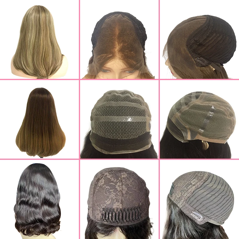 Customized Super Quality Human Hair Russian Wigs Blonde Human Hair Full Lace Wig Special
