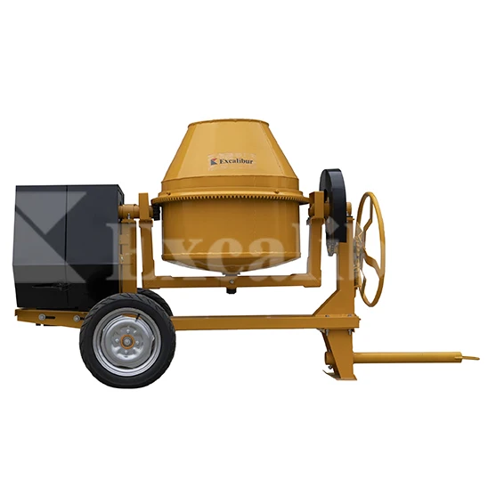 350L Gasoline Engine Travelling Small Portable Concrete Mixer Machine with pump