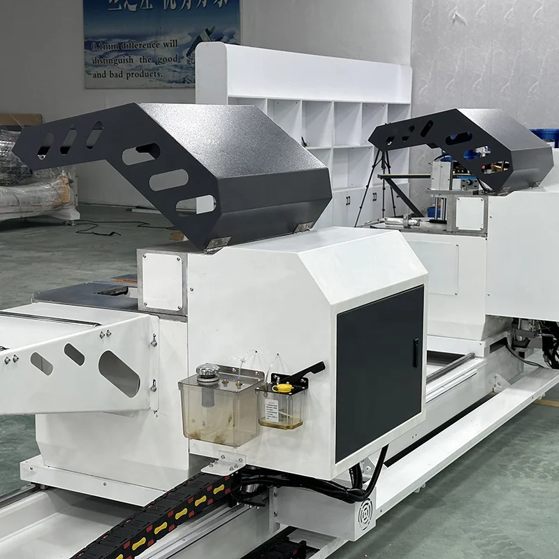 High Precision Door and Window Frame 45 90 Degrees Cut Double Head Miter Saw CNC Automatic Aluminum Profile Cutting Machines