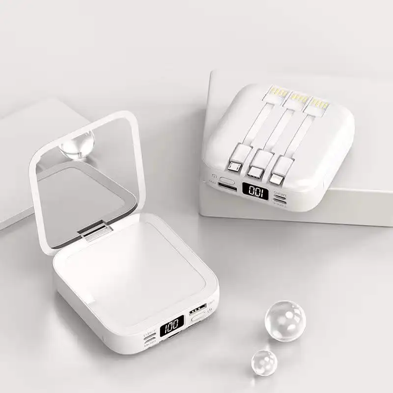 20000mah Mini Power Bank Mirror Display Pd Fast Charge Mini Power Bank - Buy Powerbanks,Power Bank Mobile Charger,Powerbank 2000