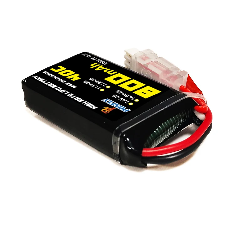 Ponfly 40C 2S 3S высокое качество 3 4 V 7 11 1 800mah литий-ионный аккумулятор для радиоуправляемый самолет автомобиль игрушки глубокий цикл 653048