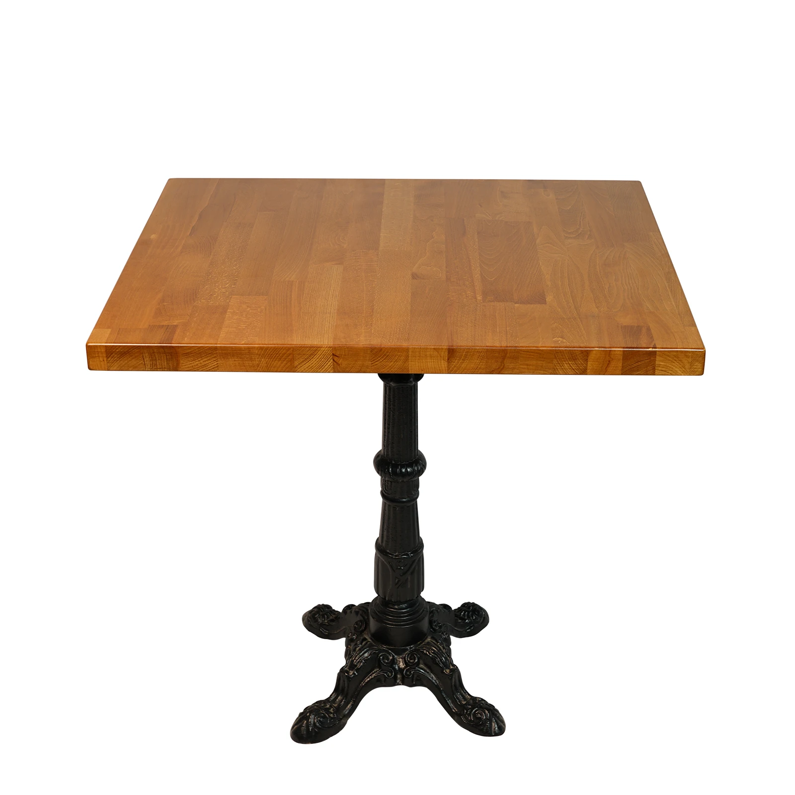 Factory Price Cheap Environmental Friendly Butcher Block Style Solid Wood Dining Table Top End Side Coffee Table
