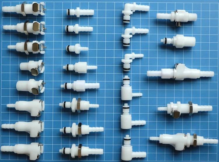 Water Quick Connect Hose Coupling Shut Off Open Flow Panel Mount Bulkhead Quick Coupler Pipe Fitting CPC Quick Connector