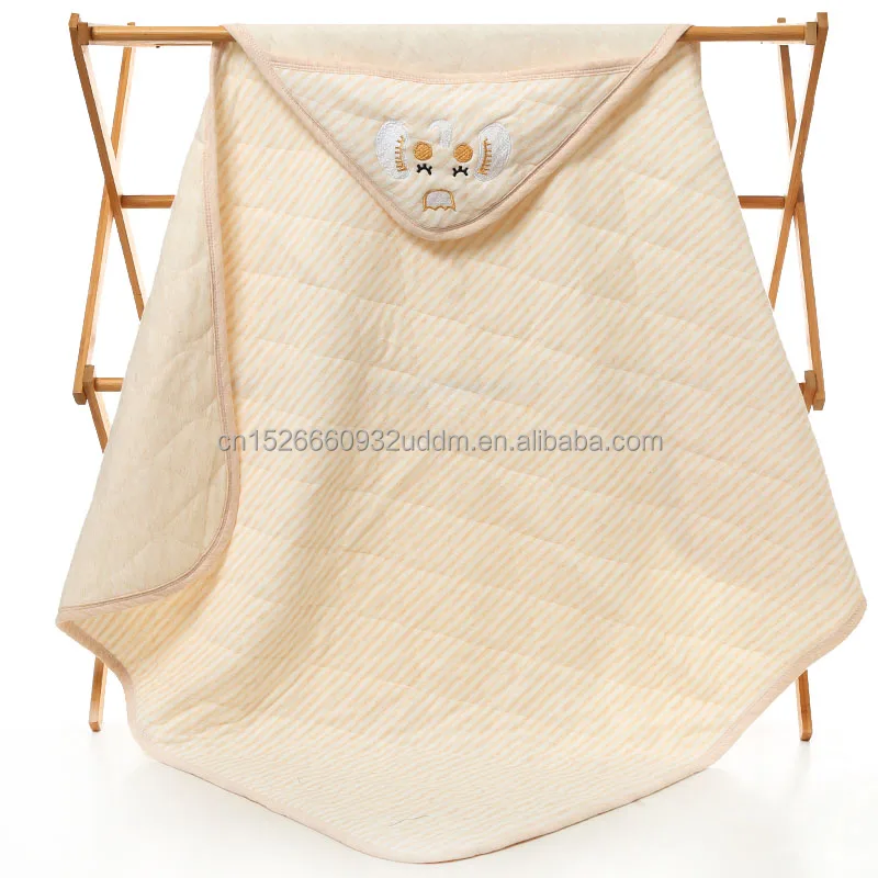 Factory wholesale cotton knitted baby blanket high-end durable cotton baby blanket cartoon custom baby blankets