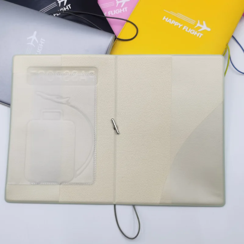 Hot Selling Factory Cheap Price Passport Cover Travel Organizer Passport Ticket Document Holder Wallet PVC Passport Cover