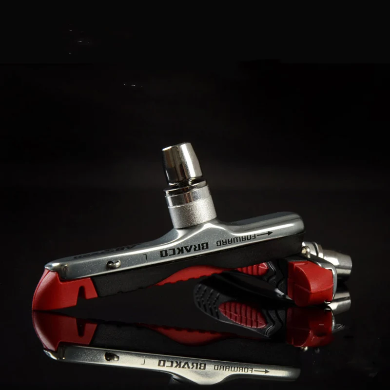 One Pair Mountain Road Bike Brake pads MTB Bicycle Braking V-Brake Holder Shoes Rubber Blocks Durable Cycling Accessories