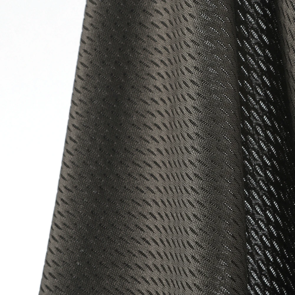 Coolmax Cationic Bird Eye Mesh T-shirt Fabric Breathable and Dry fit 100% Polyester Sports Fabric Comfortable Mesh Fabric