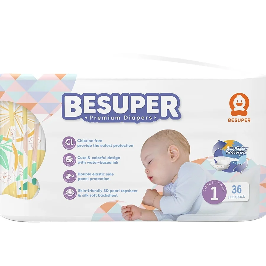 Besuper Wholesale Disposable T-shape Baby Diaper China Manufacturer