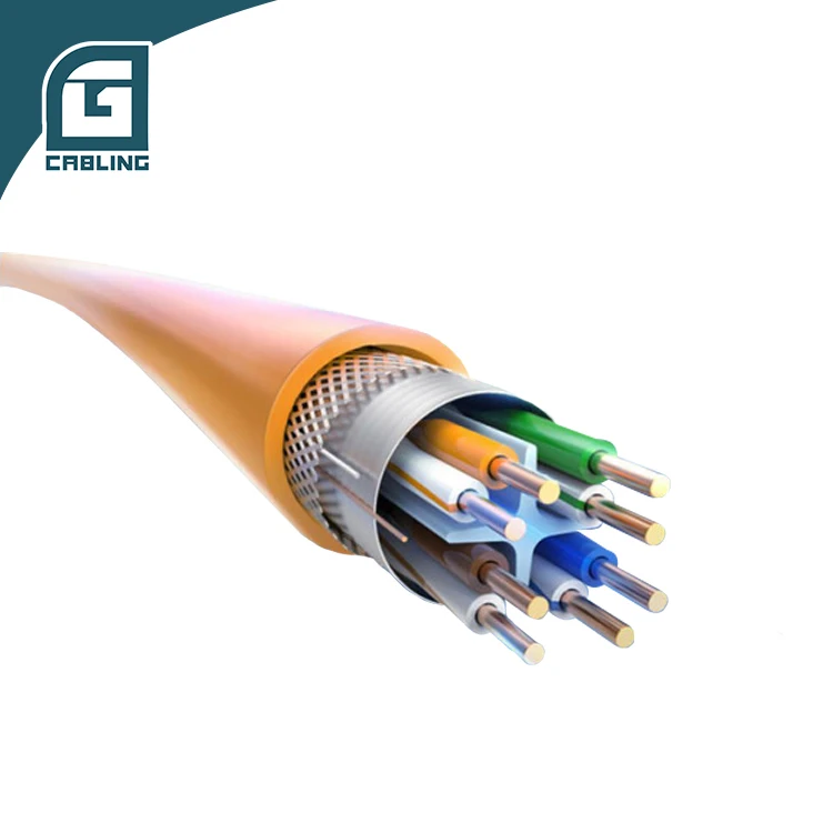 Gcabling Stp Cat 6 Cat6 Outdoor Cable Utp Outdoor utp Cat6 Black cat6a cable ftp 8x0.5 internet cable