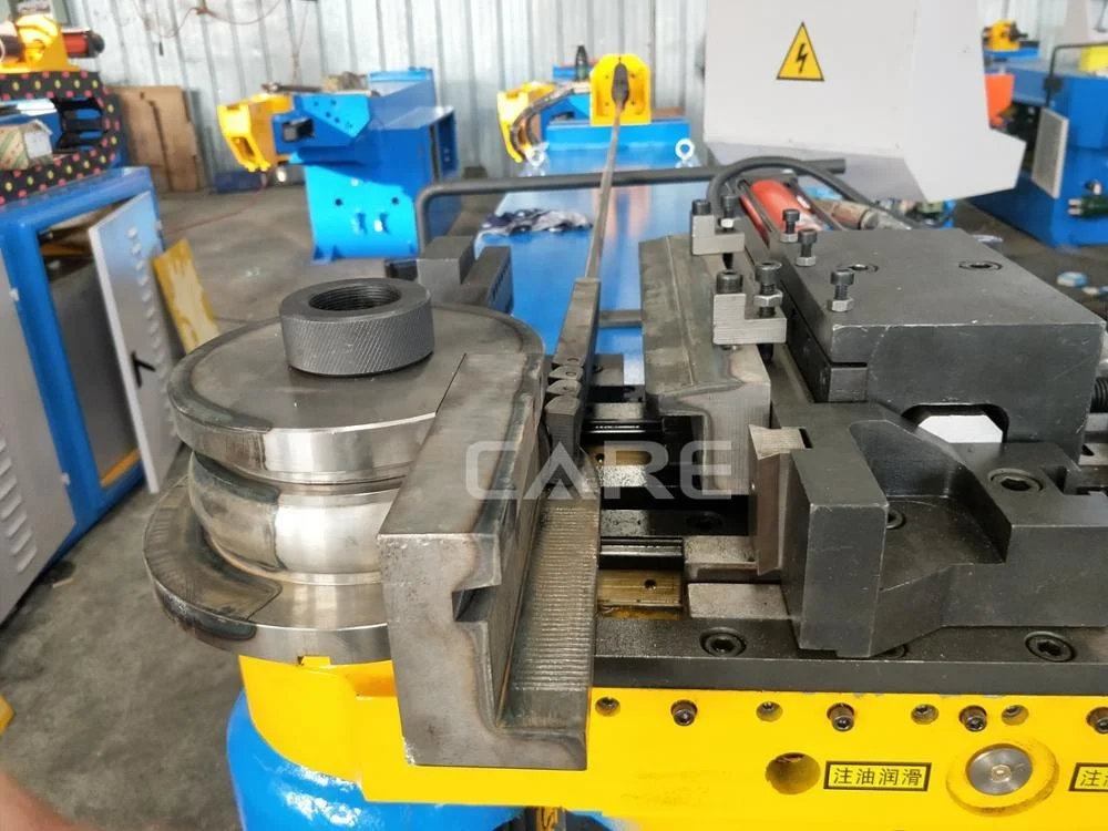 Ручная подача гидравлической трубы DW38NC, гибочный станок с оправкой