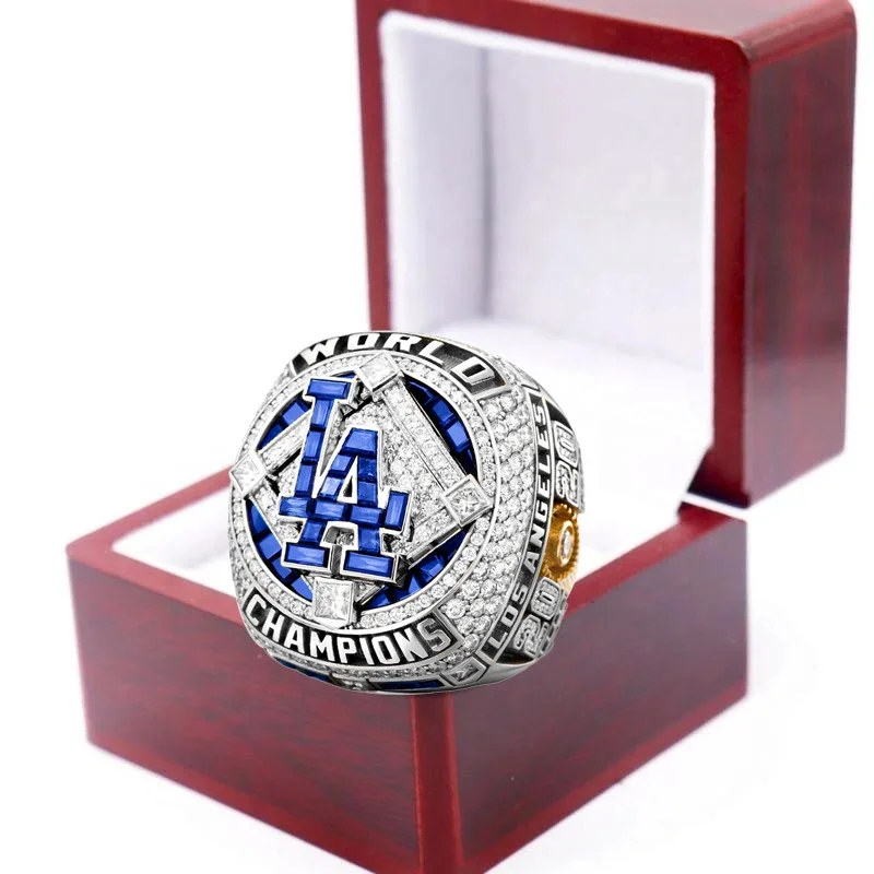 The newest 2020 Los Angeles Dodgers Official Championship Rings and the national baseball championship rings