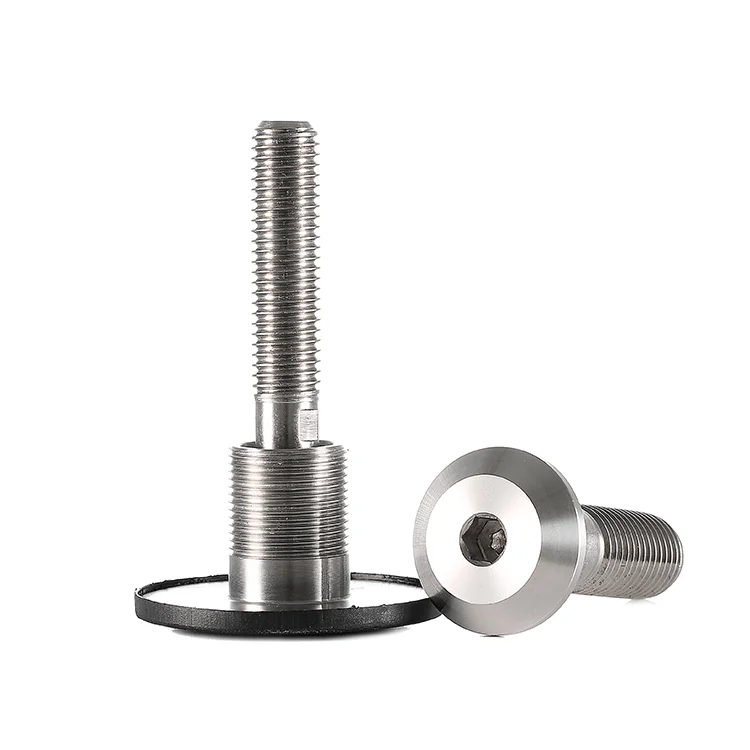 Manufacturer supplier stainless steel Copper Brass Aluminum Brass Socket Head Shoulder Captive Screw