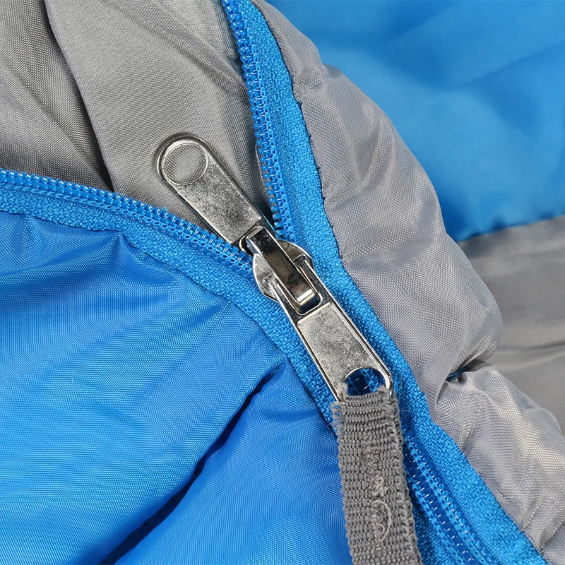 hollow fiber warm mummy sleeping bag for camping