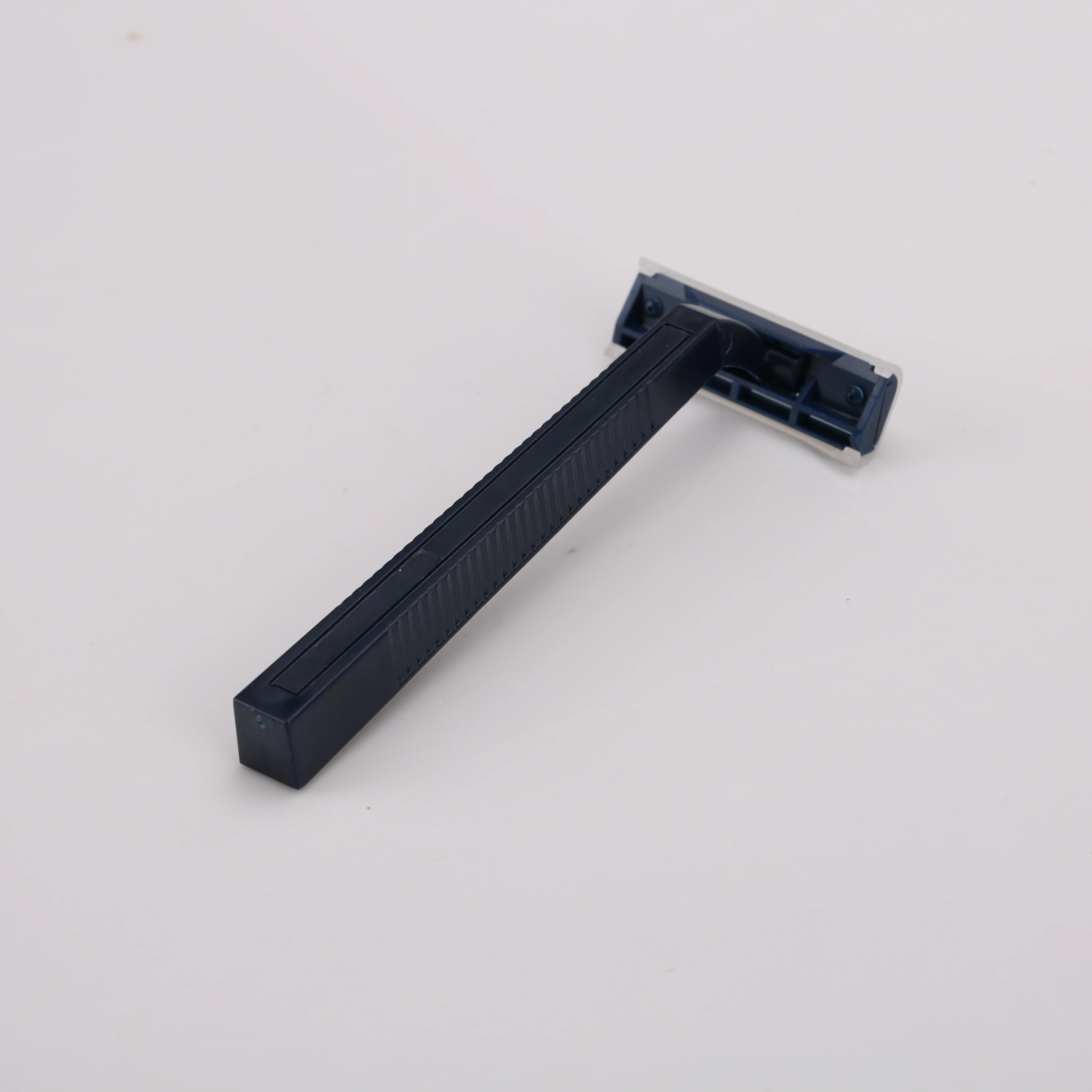 Disposable Razor Blue ABS Custom Logo Razors 2 Blade Platinum Coating Male Hair for Hotel Stainless Steel Twin Blades Plastic