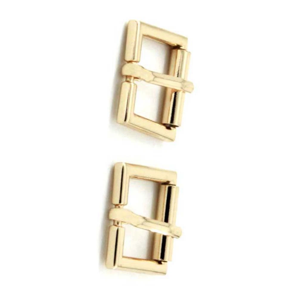 Custom Metal small Roller Buckle Metal Bag Buckle Strap Adjust Shoes Pin Buckle For Handbag