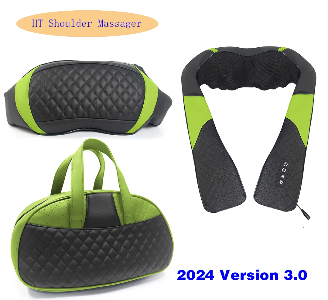 2024 new version chip neck and shoulder massage With Heating function and top stronger motor
