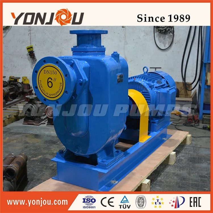 DN350 900m3/h Agricultural Irrigation Water Slefpriming Pump with Trolley and Mute Tank