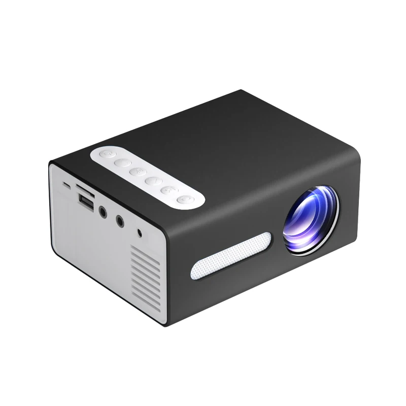 New T300 Full HD Media Player Video Mini Projector 1080P Multi-Media Portable Led Overhead Projector Remote Control Players Box