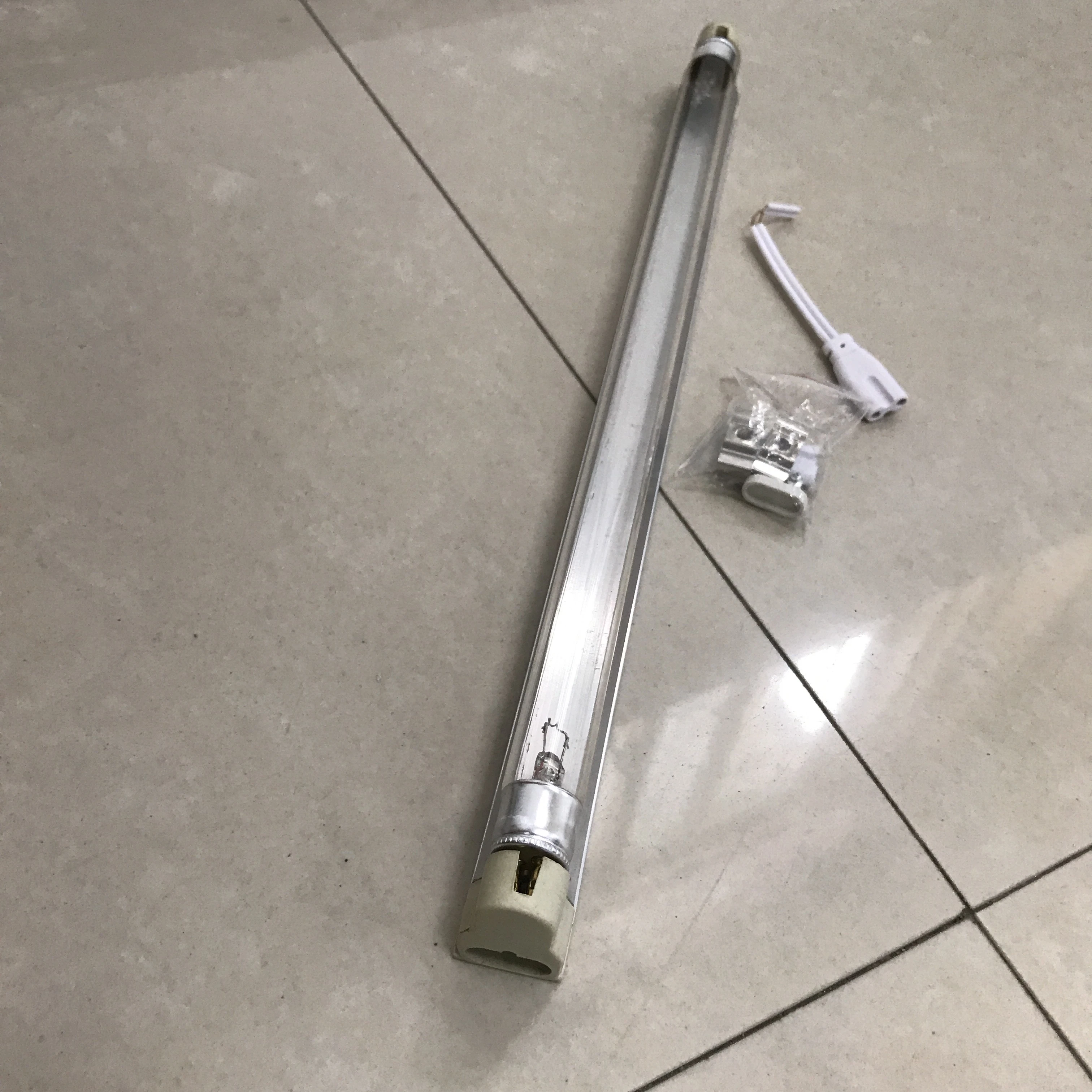 Lamp holder  T5 4W 6W 8W   tube fixture  germicidal UVC 254NM    with ballast plug lamp electronic lighting