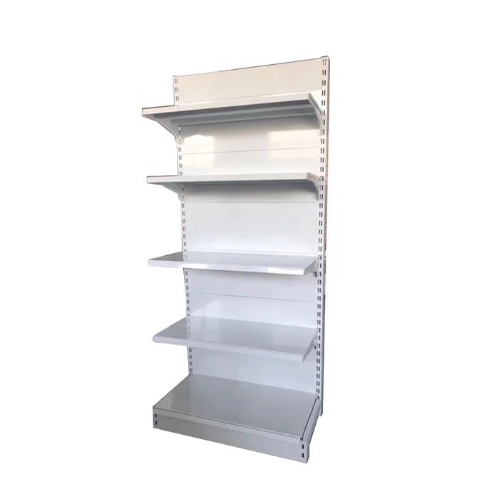 factory direct sale production metal material gondola shelf for supermarket equipment
