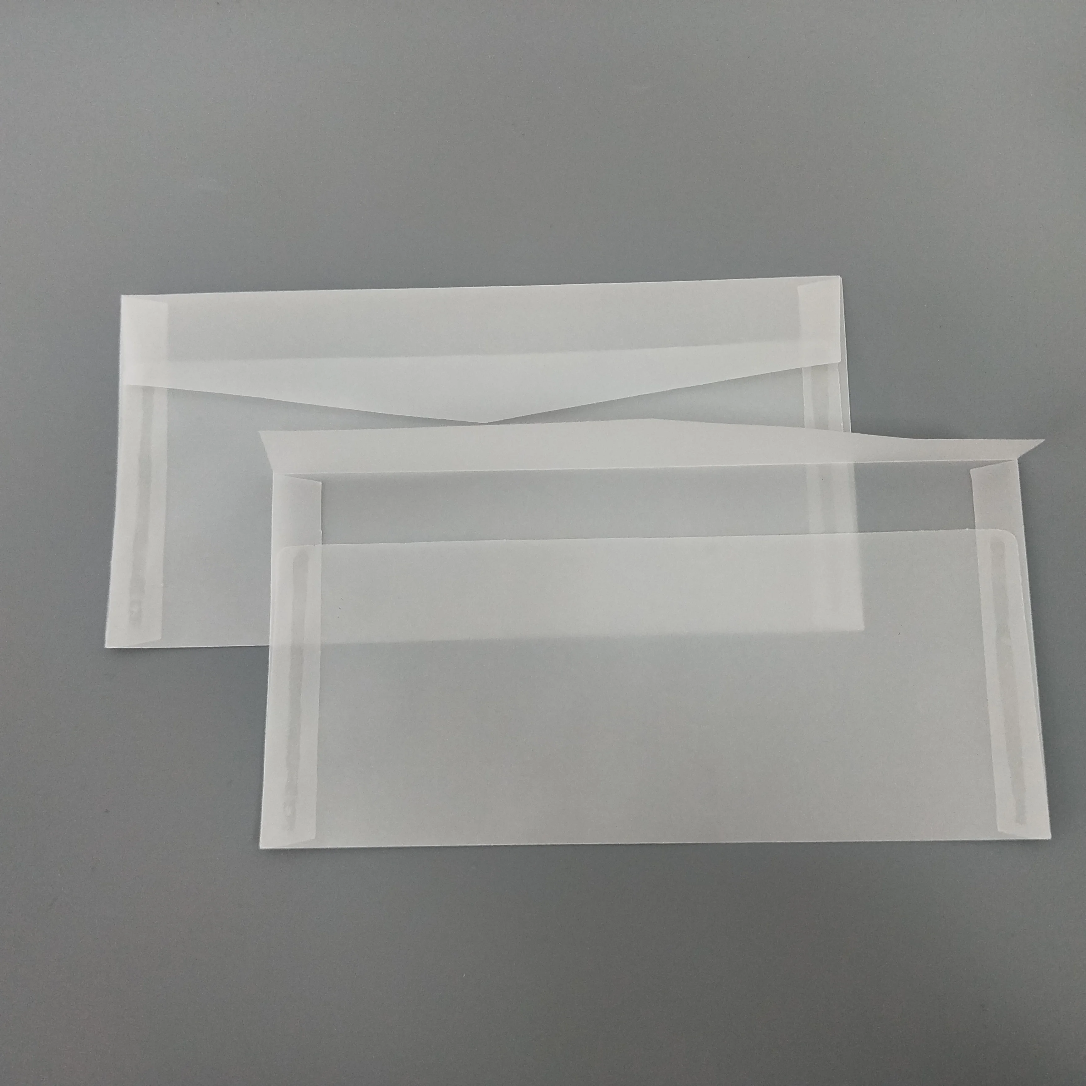 Blank Translucent Sulfuric Acid Paper Envelope with long length 22cm
