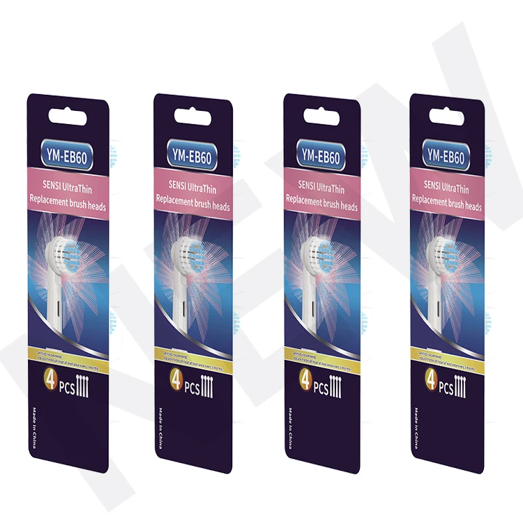 Большая китайская фабрика, оптовая продажа, Высококачественная зубная щетка Eb60 B для полости рта, чувствительная Сменная головка