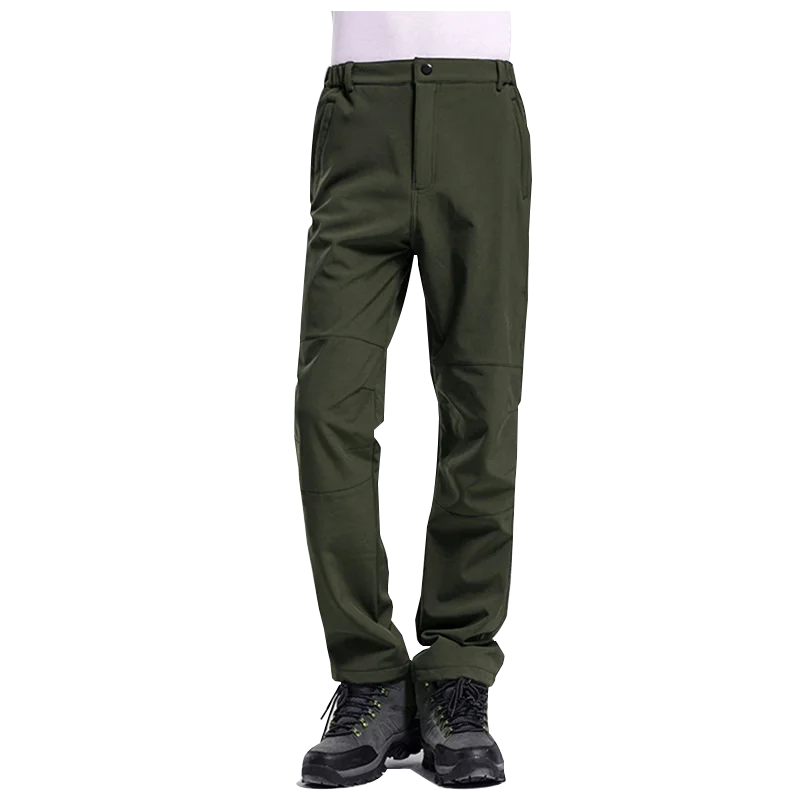 Wholes Cheap  Fleece Lined Windproof Thermal  Waterproof Slim Fit Outdoor  Tactical Trousers Insulated Pants