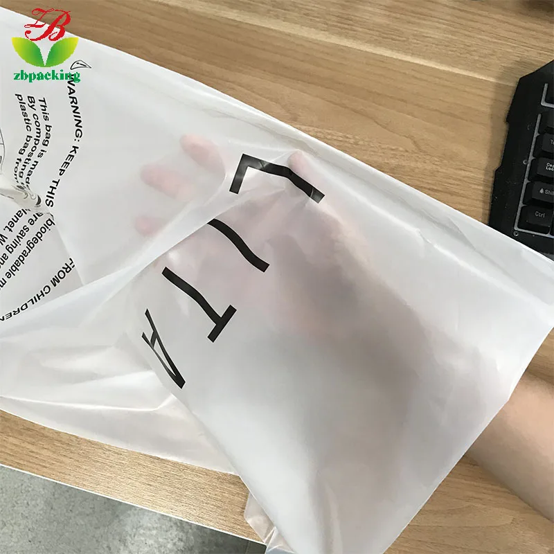 Фабричные биоразлагаемые Упаковочные пакеты для печати логотипов на заказ