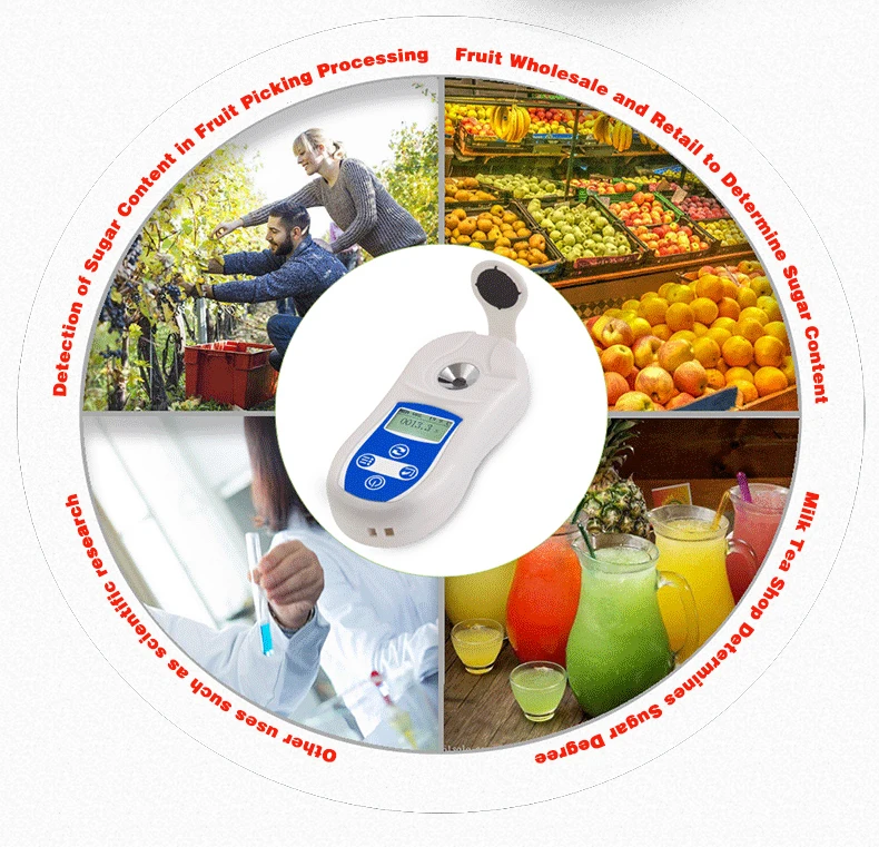 China Digital Honey Measuring Sugar Content Instrument Honey Concentration Refractometer