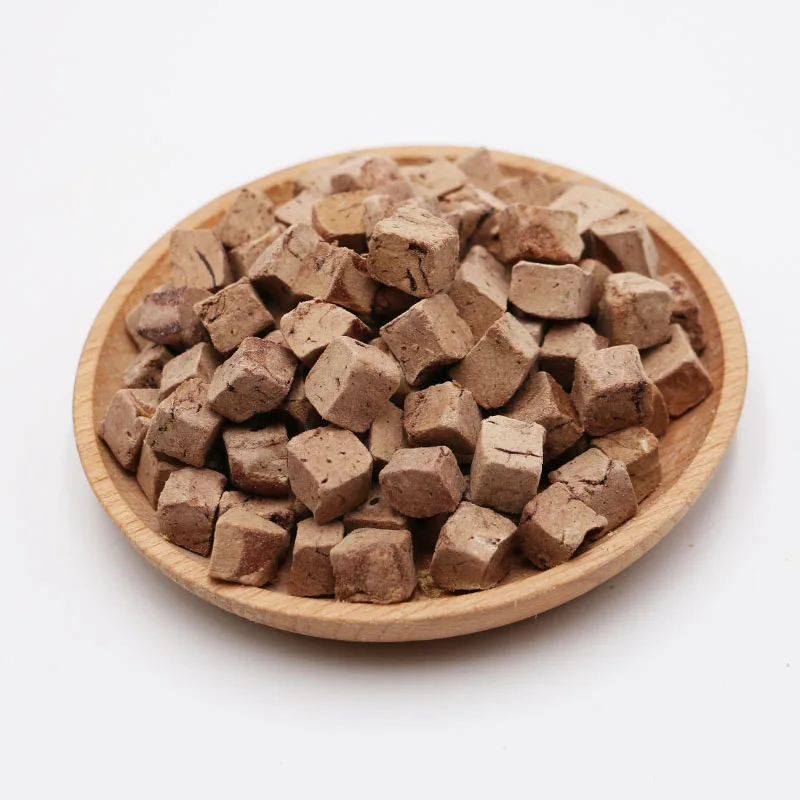 High Quality Chicken Liver Cubes Freeze dried Treats Snack Dog Freeze Dried Pet Food