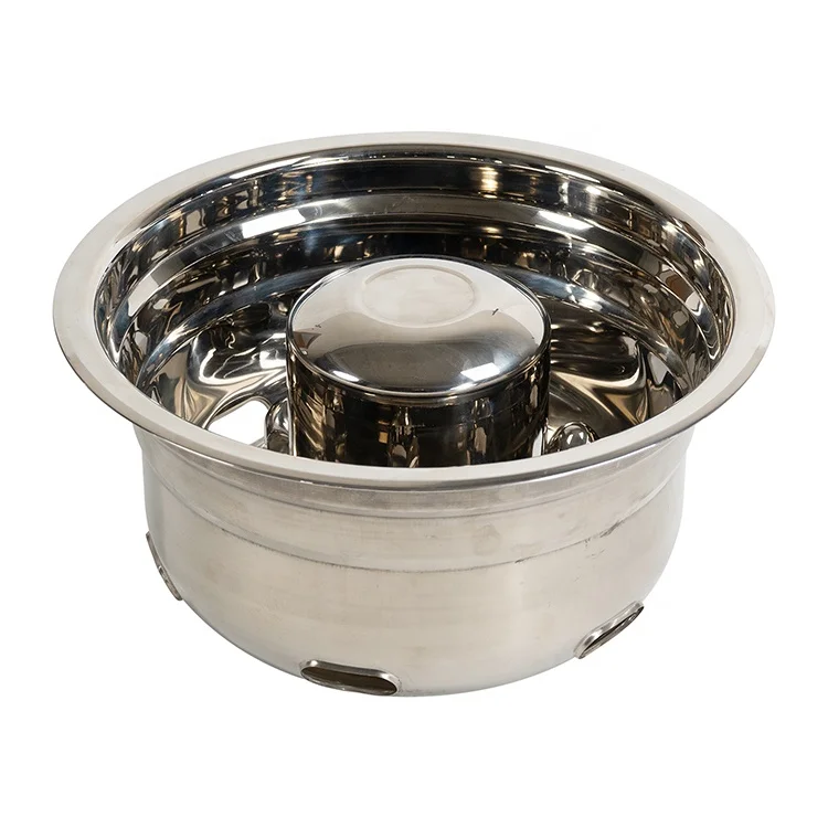 Mirror polished truck part accessories customized steel truck wheel simulator and cover