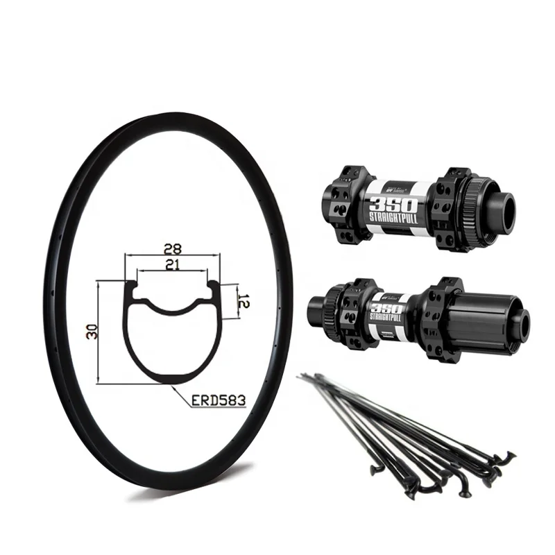 GoFast Xiamen Bicycle Wheel Rim 30mm Carbon Wheels 700C Tubeless Road Disc Brake Bicycle Wheels DT SWISS 350 Bike Wheelset