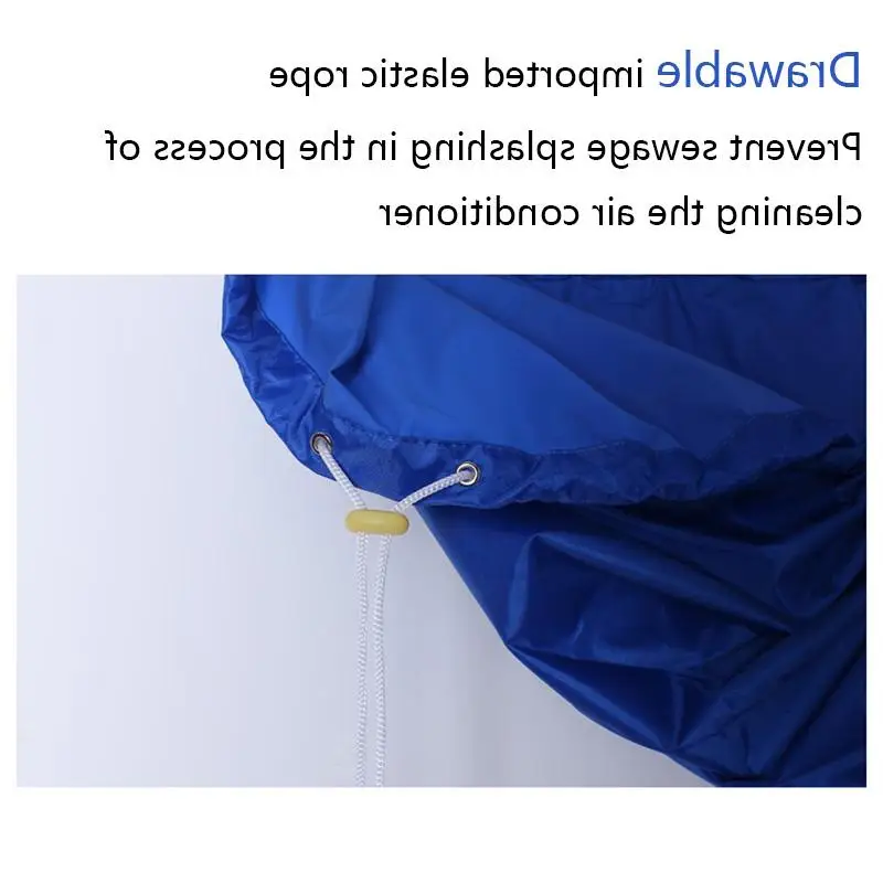Fast delivery blue high quality cleaning cover for air condition/Air Conditioning Wash Bag for Split Air Conditioner
