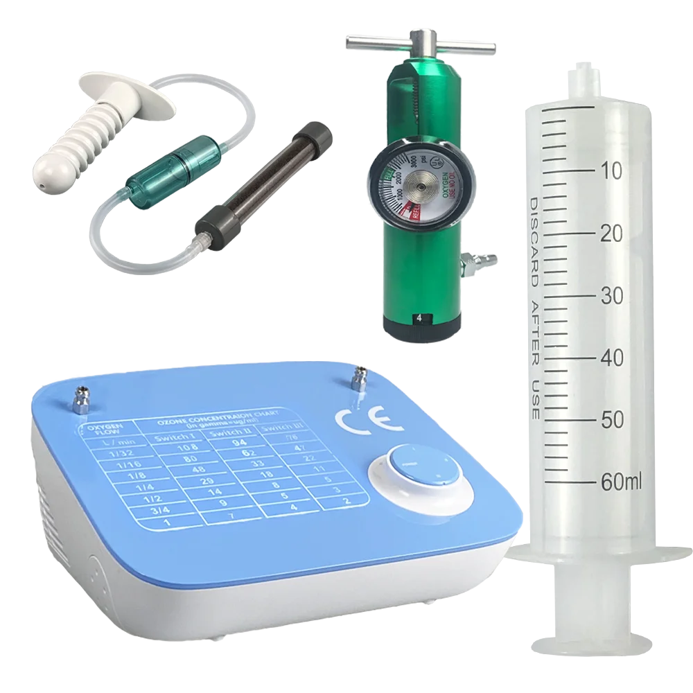 High Frequency Ozone Machine with Ozone Insufflation Bag Ozono Medico Therapy