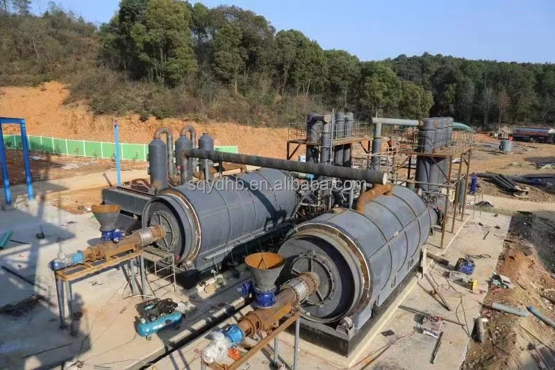 Waste tyre oil refining equipment cost rubber oil refining equipment
