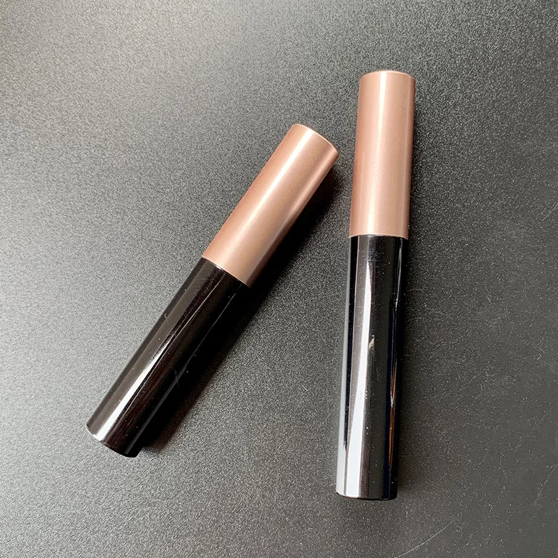 gold dual 5ml plastic eyeliner packaging eyelash serum container lip gloss tubes luxury eyeliner mascara double ended tube