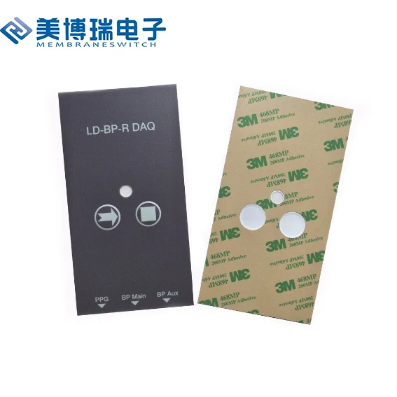 Factory direct custom Control Panel membrane Switch Stickers