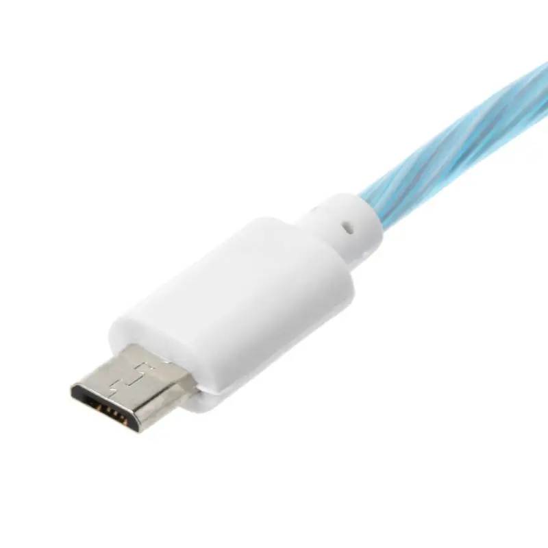 Micro USB Cable Flowing LED Glow Charging Data Sync Mobile Phone Cables For Android Samsung Huawei For Xiaomi HTC