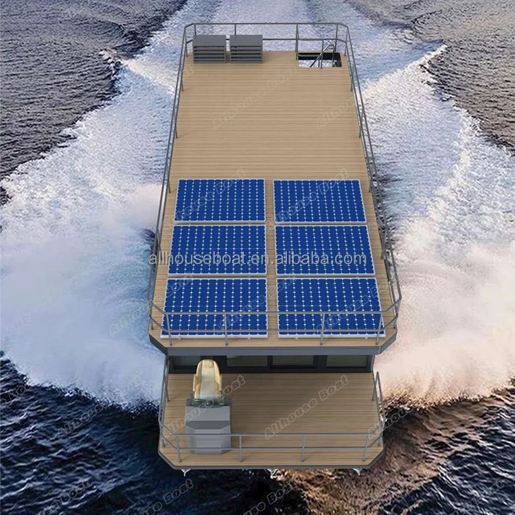 Allhouse 10m Water Floating Pontoon Houseboat Modular Moving Sea Boat House