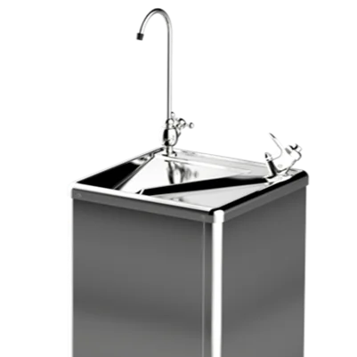 TL21-25C Floor Stand Cold Water Dispenser Floor Mount Cooler Refrigerated 8 GPH stainless steel