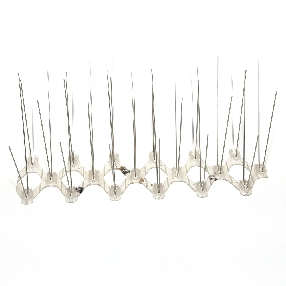 GKPC-28 : Pest Control Bird Trap Bird Spikes Pigeon Detrrent for Animal Control Use 36spikes 13 Cm 12cm 33cm 5pcs/ctn Packing PC