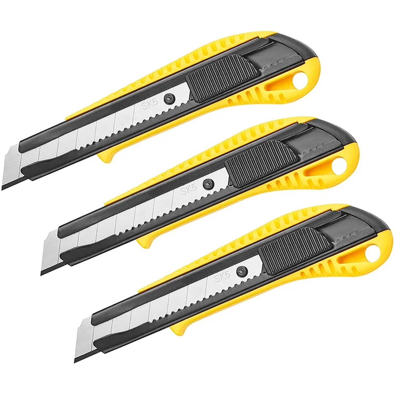 Cutting Letter Envelope Opener Mail Knife School Office Supplies Utility Knife Cutter18mm Plastic Handle Utility Knife Cutter