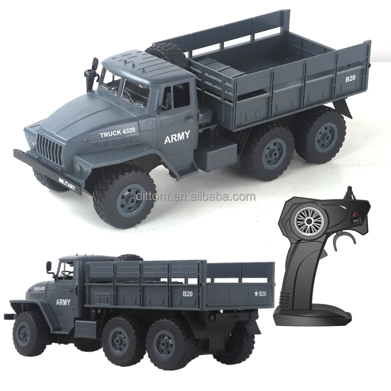 MZ YY2004 1/12 Urals Military Climbing Truck 2.4G Remote Control 6 Wheels Army Transport Vehicle
